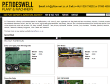 Tablet Screenshot of pftideswell.co.uk